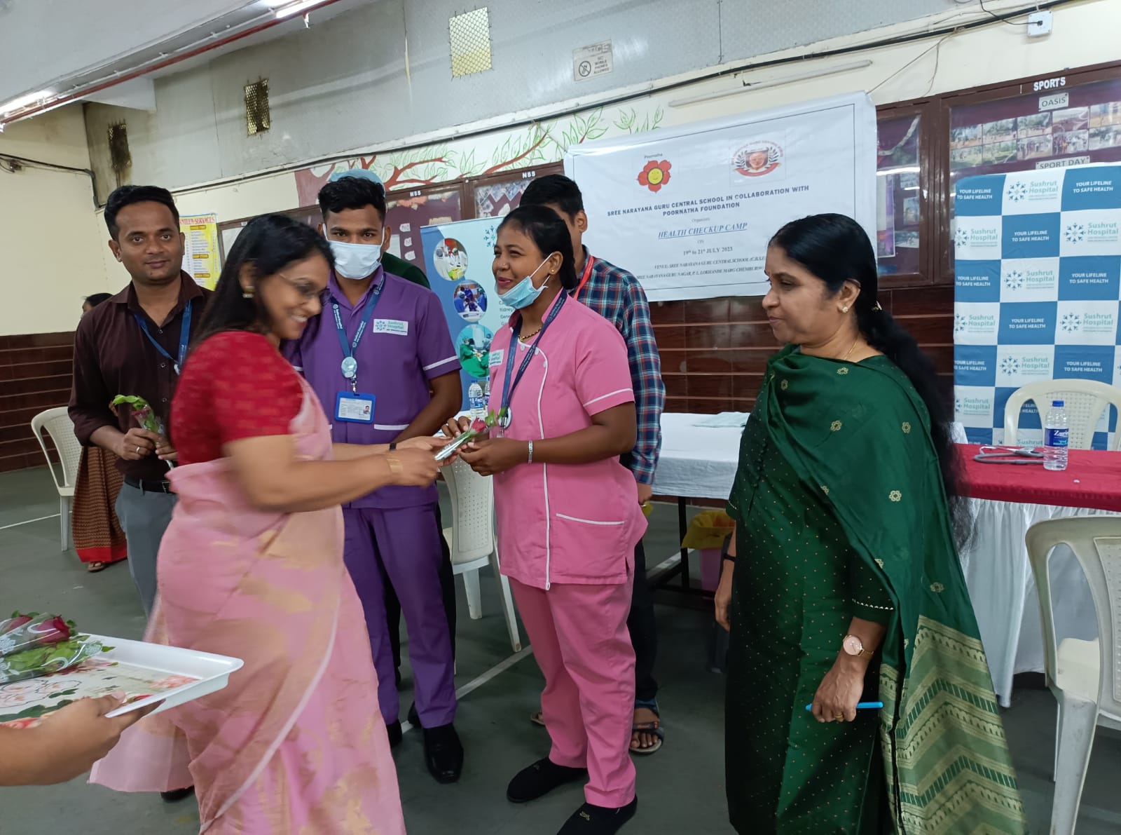 Health Checkup Camp - Held in School